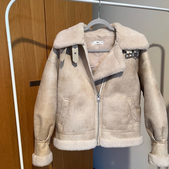 Mango Shearling Jacket - Picture 4 of 4